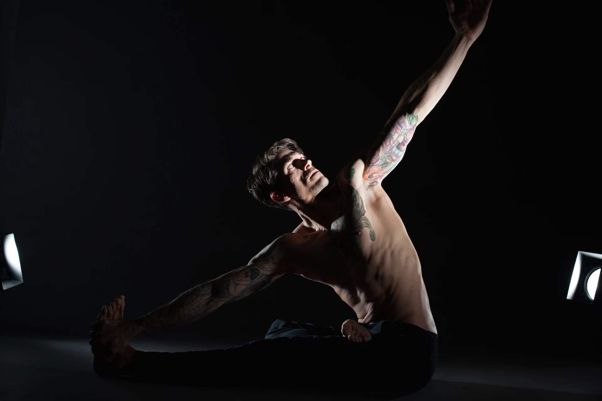 Andreas Raab beim Vinyasa Yoga im 1:1 Training